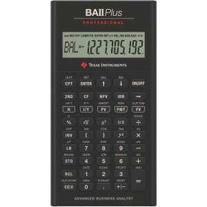 Texas Instruments BA II Plus Professional Advanced Financial Calculator